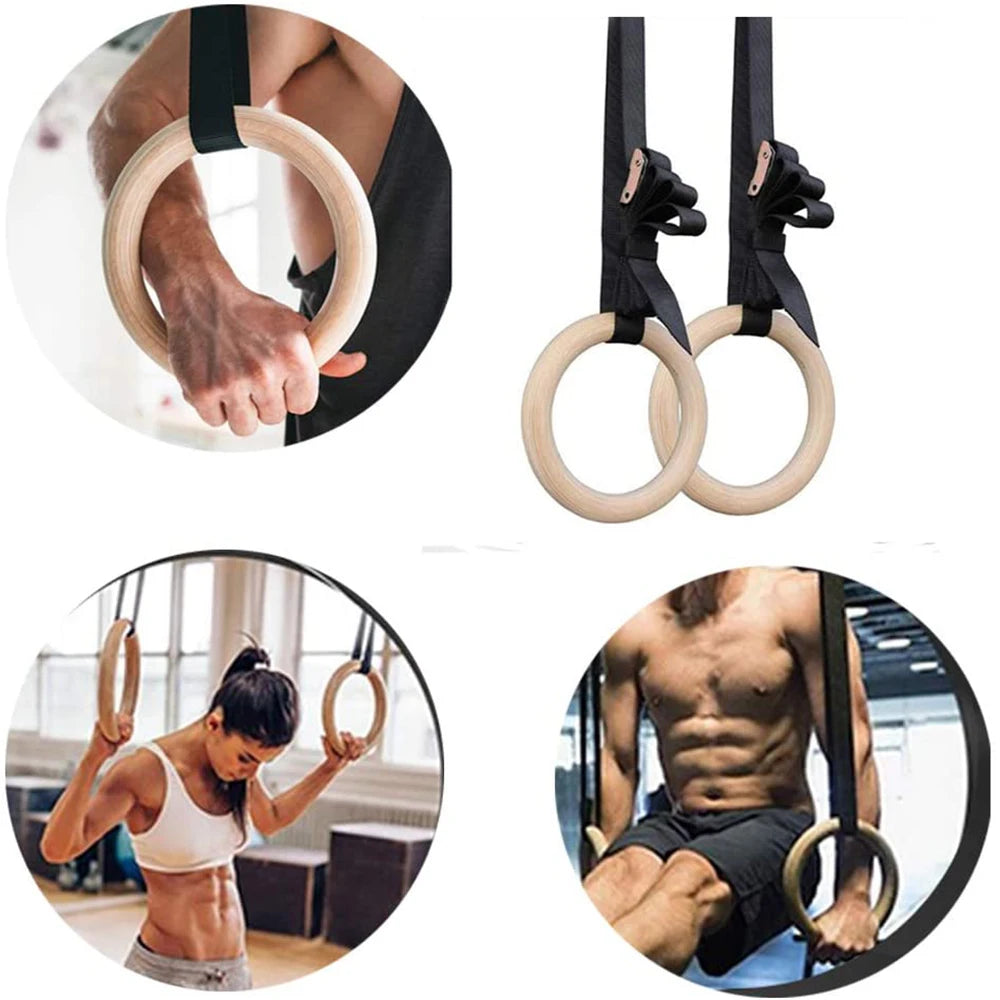 Wooden Gymnastics Rings