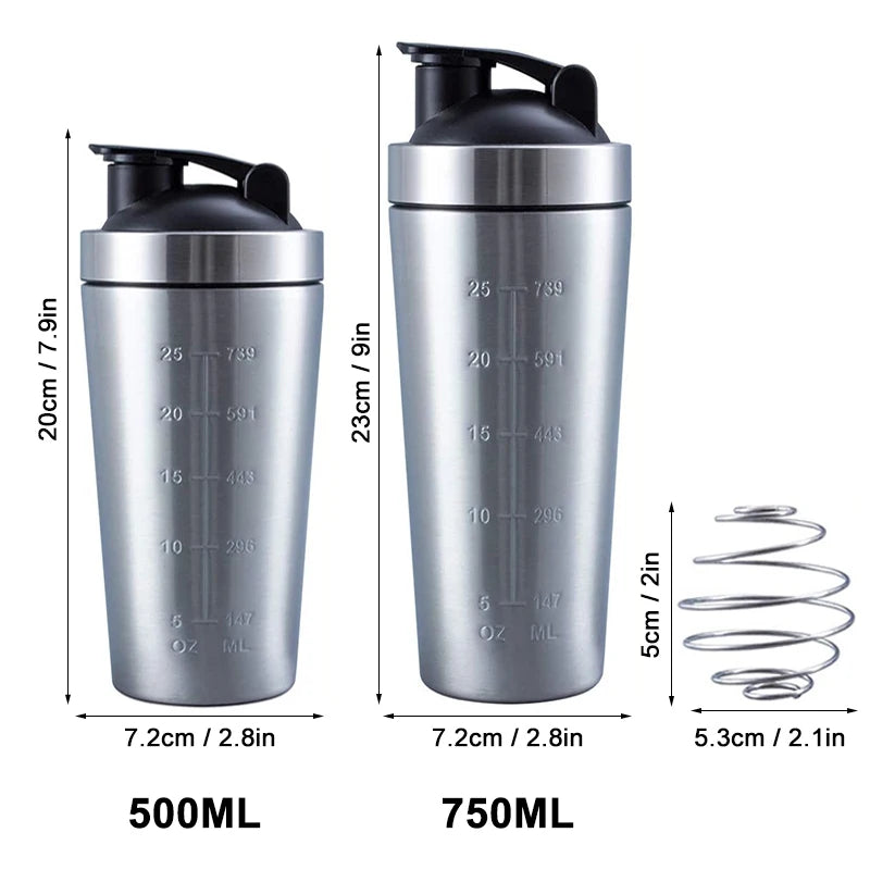 Stainless Steel Protein Shaker